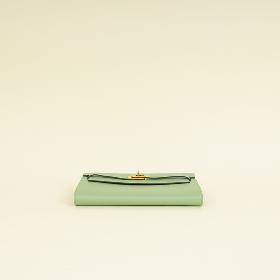 Hermes Vert Crique Kelly To Go Evercolor Wallet