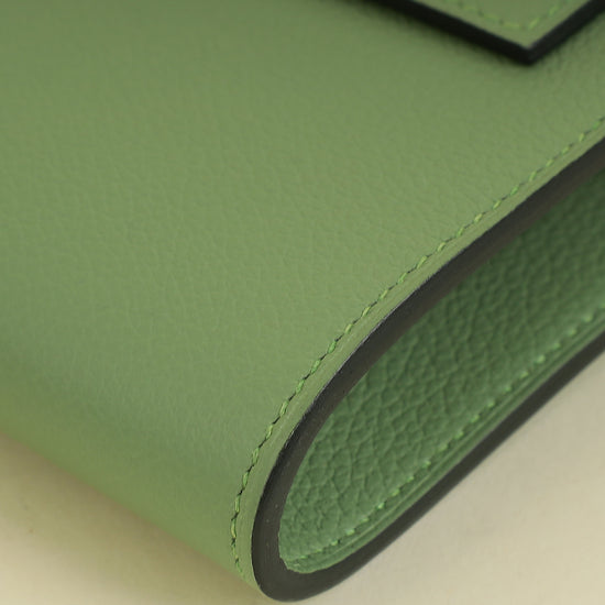 Hermes Vert Crique Kelly To Go Evercolor Wallet