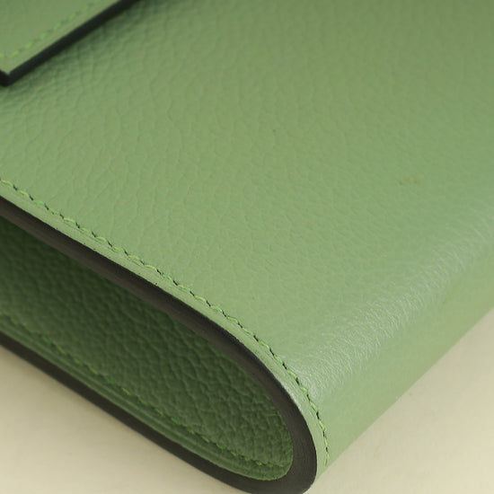 Hermes Vert Crique Kelly To Go Evercolor Wallet