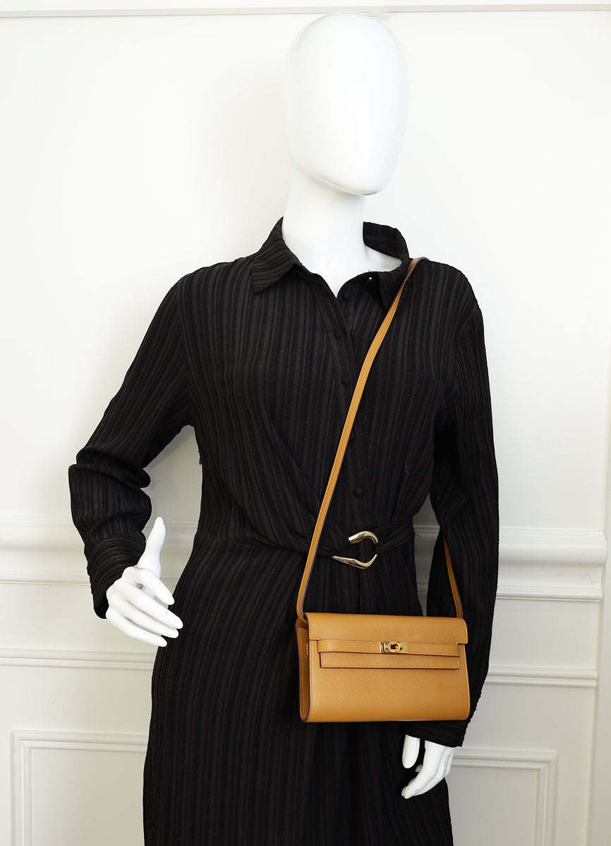 Hermes Sesame Kelly To Go Evercolor Wallet