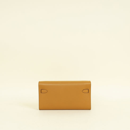 Hermes Sesame Kelly To Go Evercolor Wallet