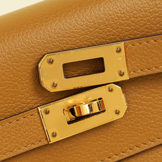 Hermes Sesame Kelly To Go Evercolor Wallet