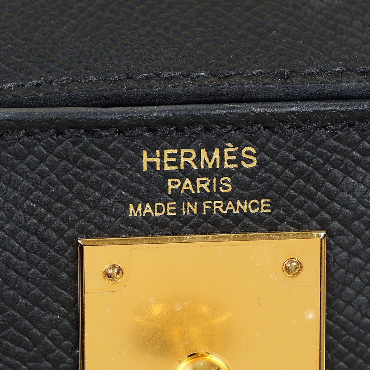 Hermes Noir Sellier Kelly 28 Bag — image 14 of 16