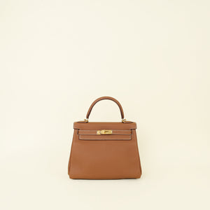 Hermes Gold Retourne Kelly 28 Bag
