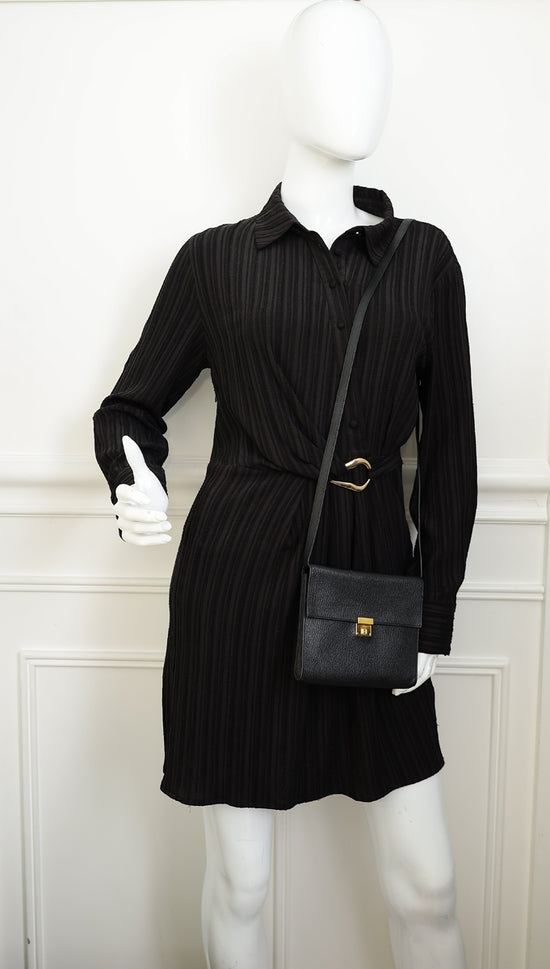 Hermes Noir Clic 16 Shoulder Bag