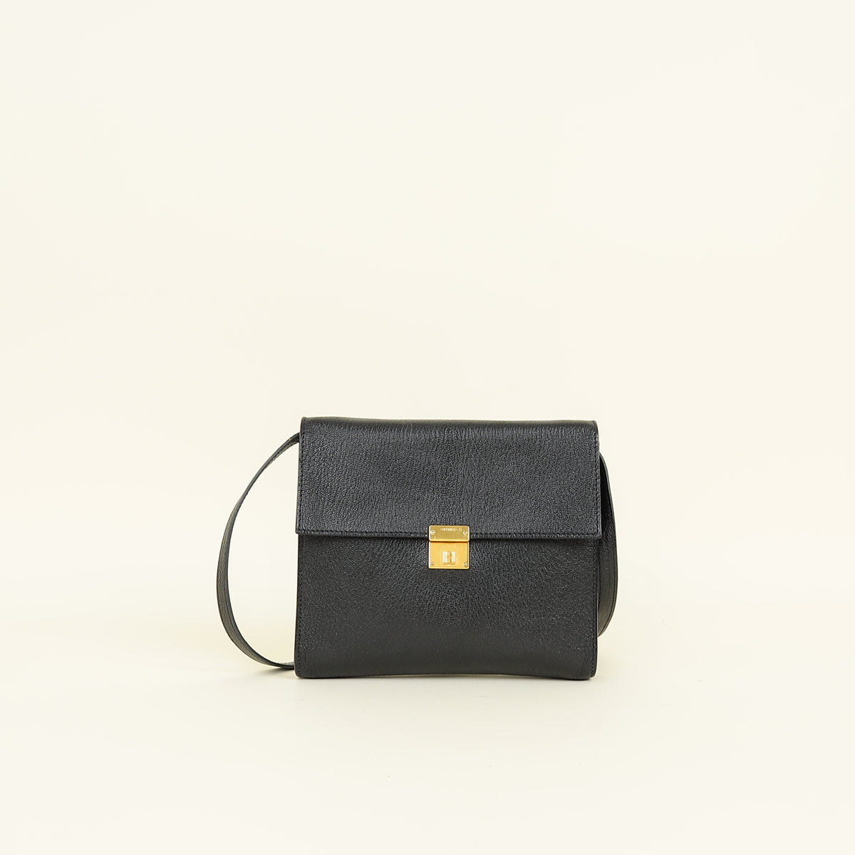 Hermes Noir Clic 16 Shoulder Bag