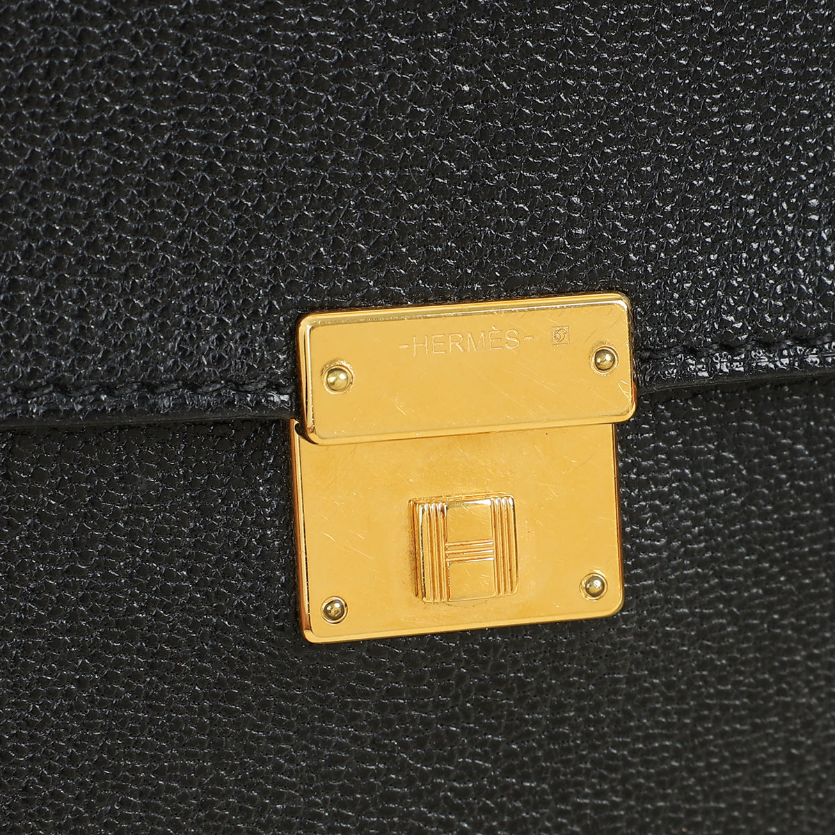 Hermes Noir Clic 16 Shoulder Bag