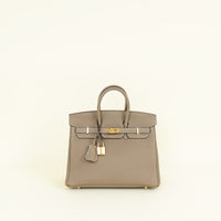 Hermes Etoupe Birkin 25 Bag