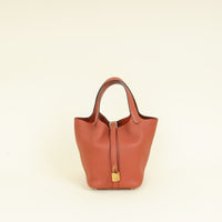 Hermes Cuivre Picotin Lock 18 Bag