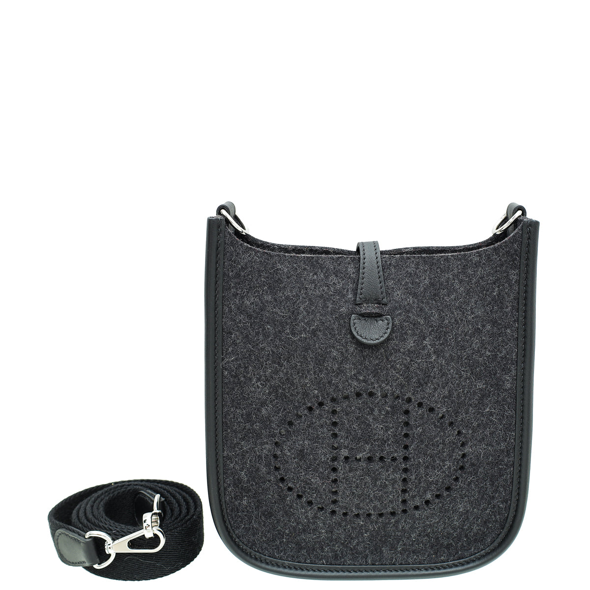 Hermes Noir Wooly Evelyne TPM Bag-Hermes-THE CLOSET