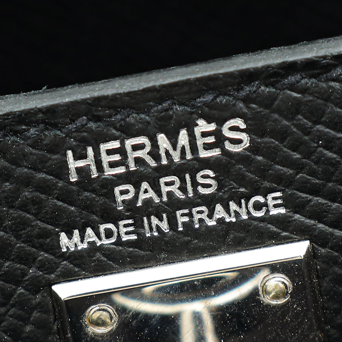 Hermes Noir Kelly 25 Sellier Bag W/ Twilly