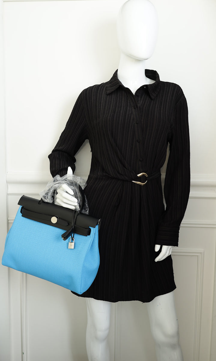 Hermes Bicolor Herbag Zip 31 PM Bag — image 14 of 14