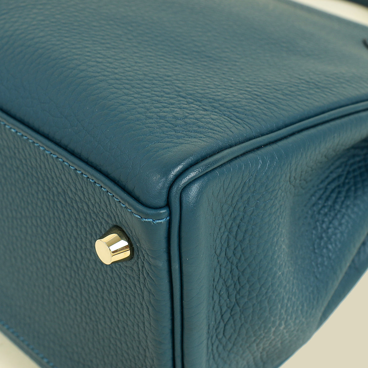 Hermes Bleu Colvert Kelly 32 Retourne Bag — image 7 of 14