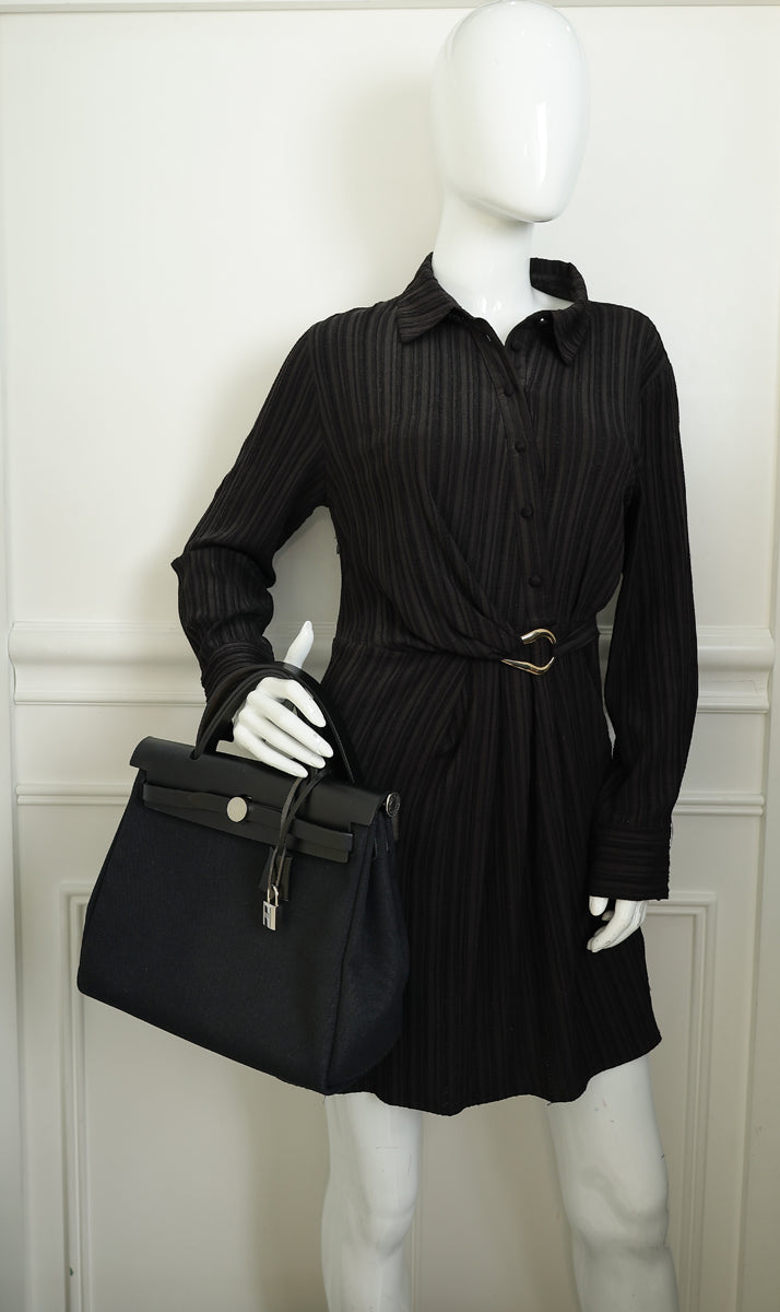Hermes Noir Herbag Zip 31 Bag — image 13 of 13