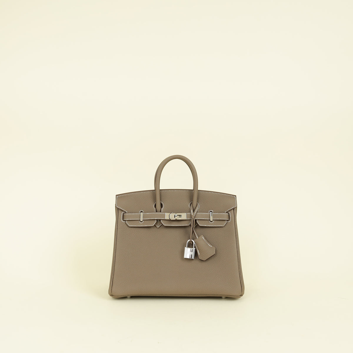 Hermes Etoupe Birkin 25 Bag — image 1 of 14