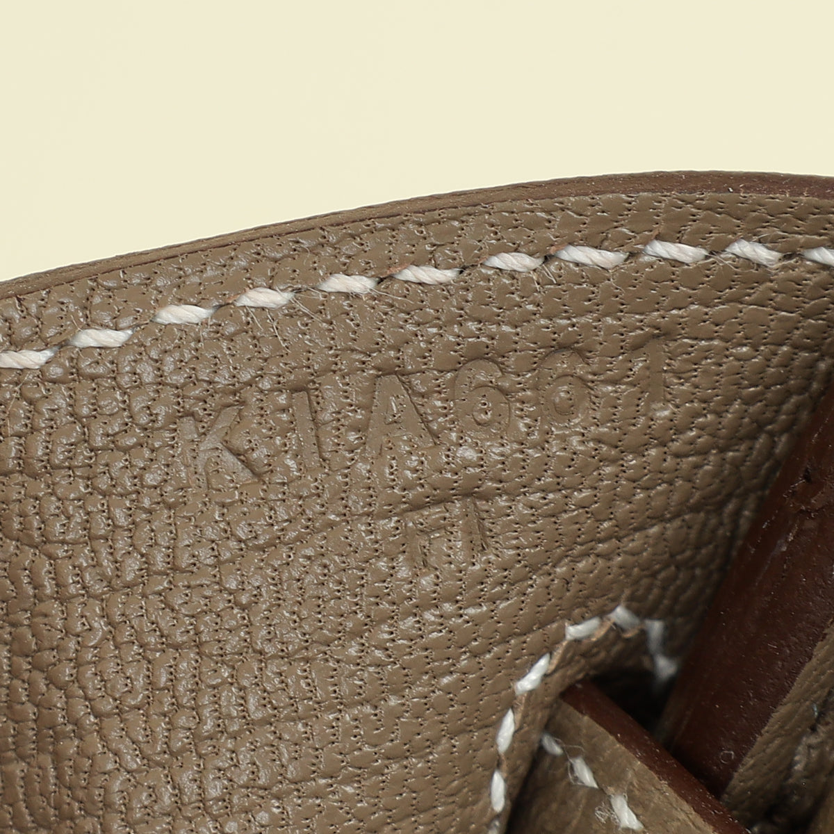 Hermes Etoupe Birkin 25 Bag — image 13 of 14