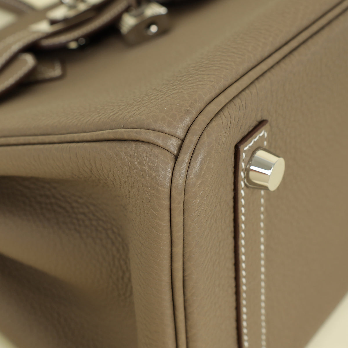 Hermes Etoupe Birkin 25 Bag — image 6 of 14