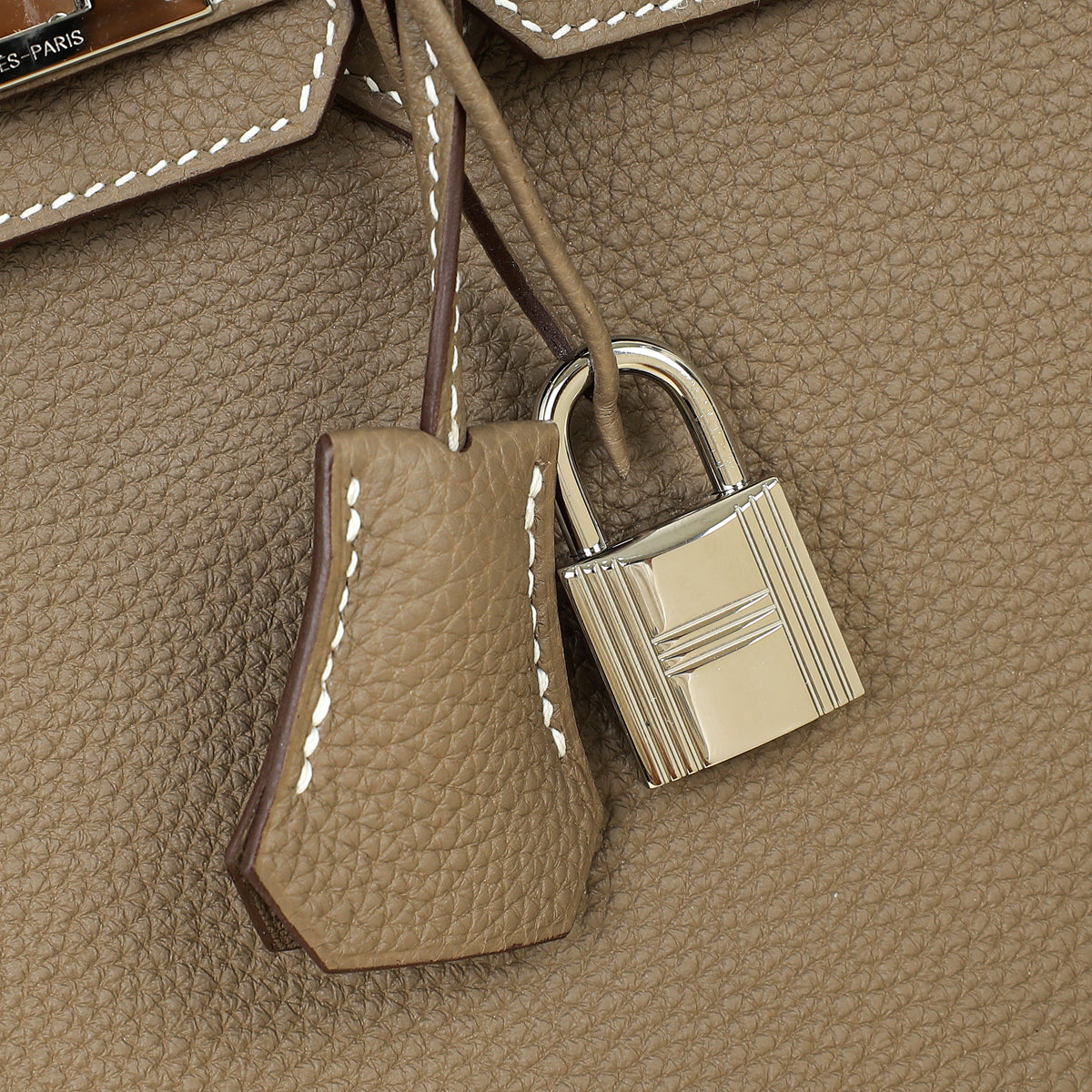 Hermes Etoupe Birkin 25 Bag — image 9 of 14