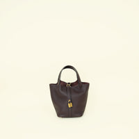 Hermes Rouge Sellier Picotin Lock Touch 18 Bag