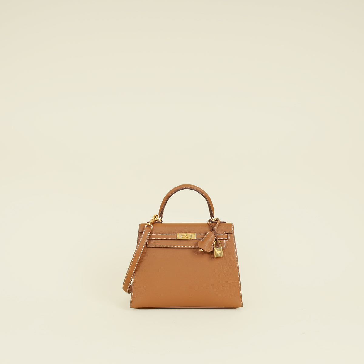 Hermes Gold Kelly 25 Sellier Bag — image 1 of 14