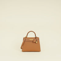 Hermes Gold Kelly 25 Sellier Bag