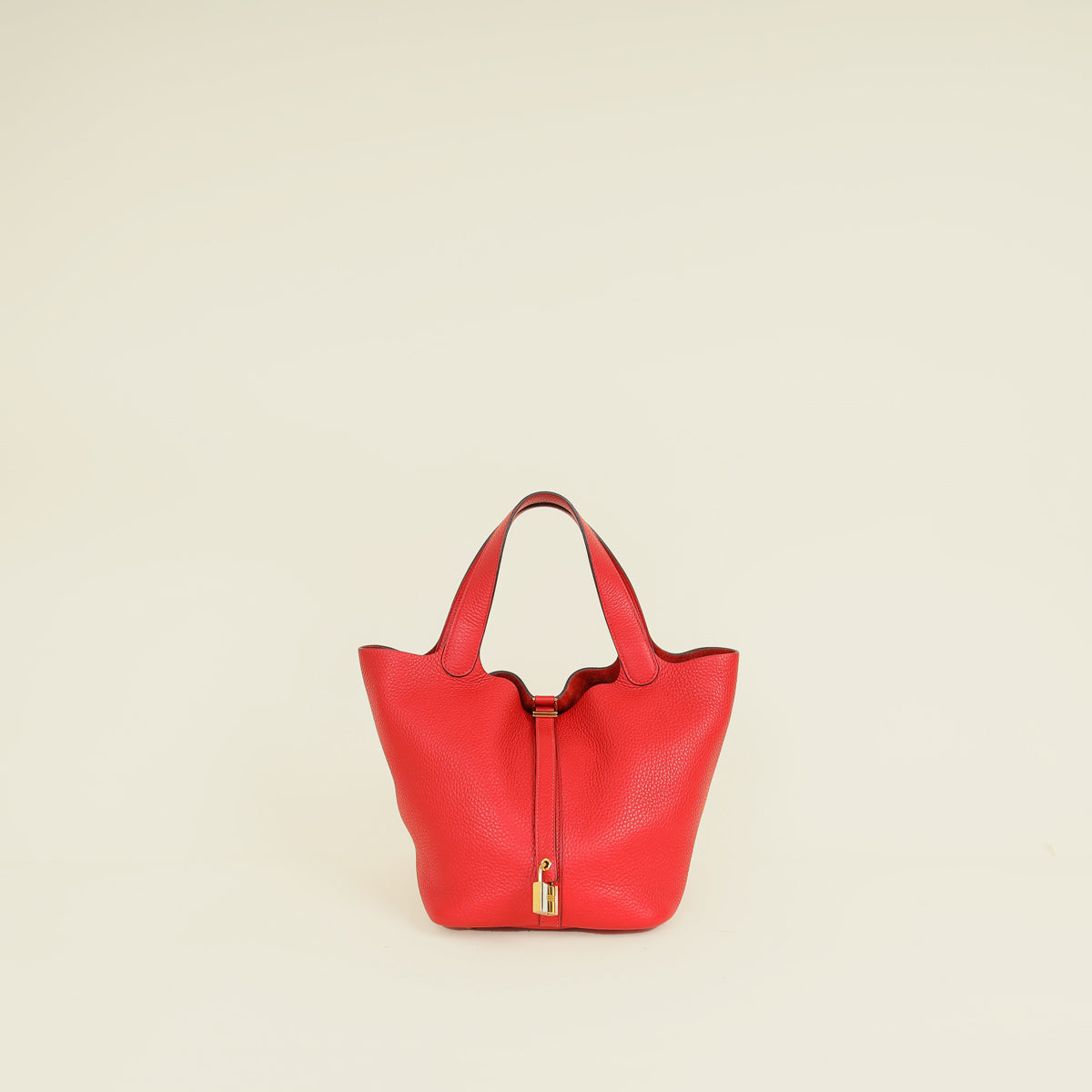 Hermes Rouge Casaque Picotin Lock 22 Bag — image 1 of 13