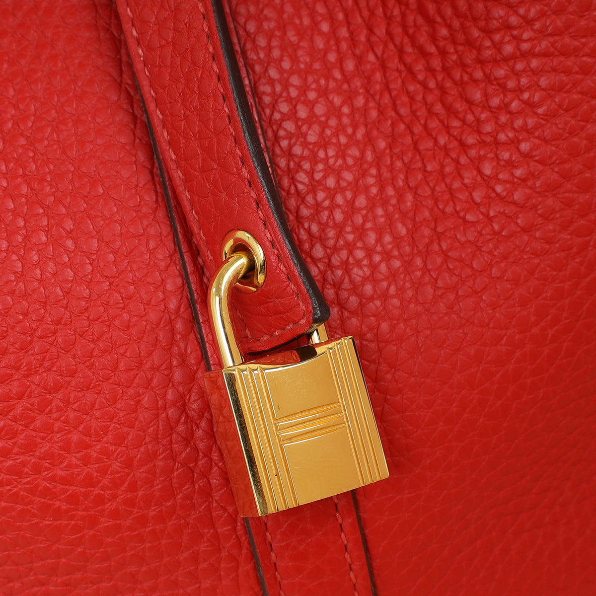 Hermes Rouge Casaque Picotin Lock 22 Bag — image 9 of 13