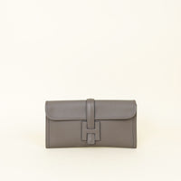 Hermes Gris Etain Jige Elan 29 Clutch