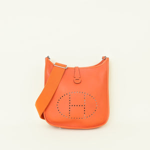 Hermes Orange Poppy Evelyne III PM Bag