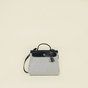 Hermes Bicolor Criss Viking Toile Retourne Herbag Zip 31 PM Bag