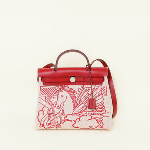 Hermes Bicolor Pegase Pop Herbag 31 Zip PM Bag