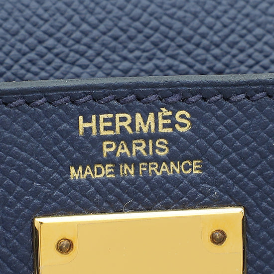 Load image into Gallery viewer, Hermes Bleu Saphire Kelly 32 Sellier Bag
