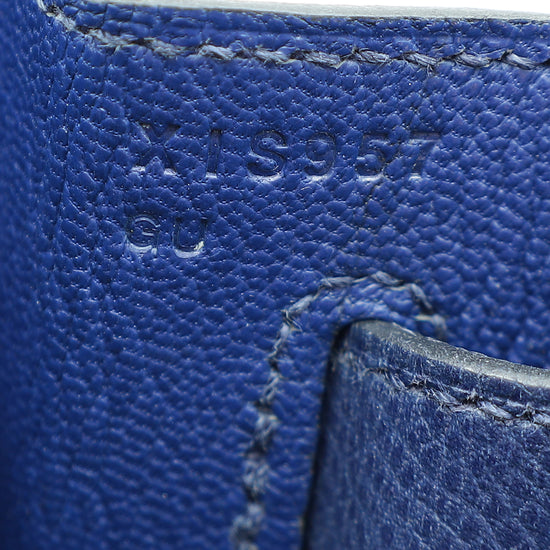 Load image into Gallery viewer, Hermes Bleu Saphire Kelly 32 Sellier Bag
