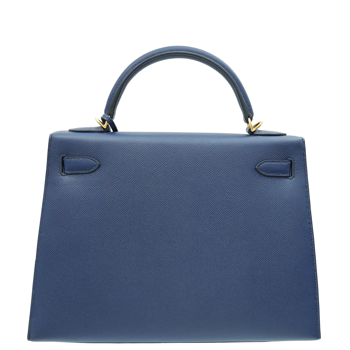 Hermes Bleu Saphire Kelly 32 Sellier Bag