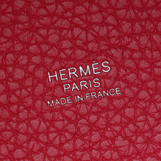 Hermes Rose Mexico Monochrome Picotin Lock 18 Bag