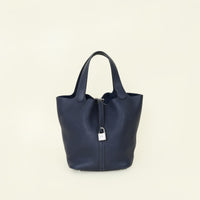 Hermes Indigo Picotin Lock 22 Bag