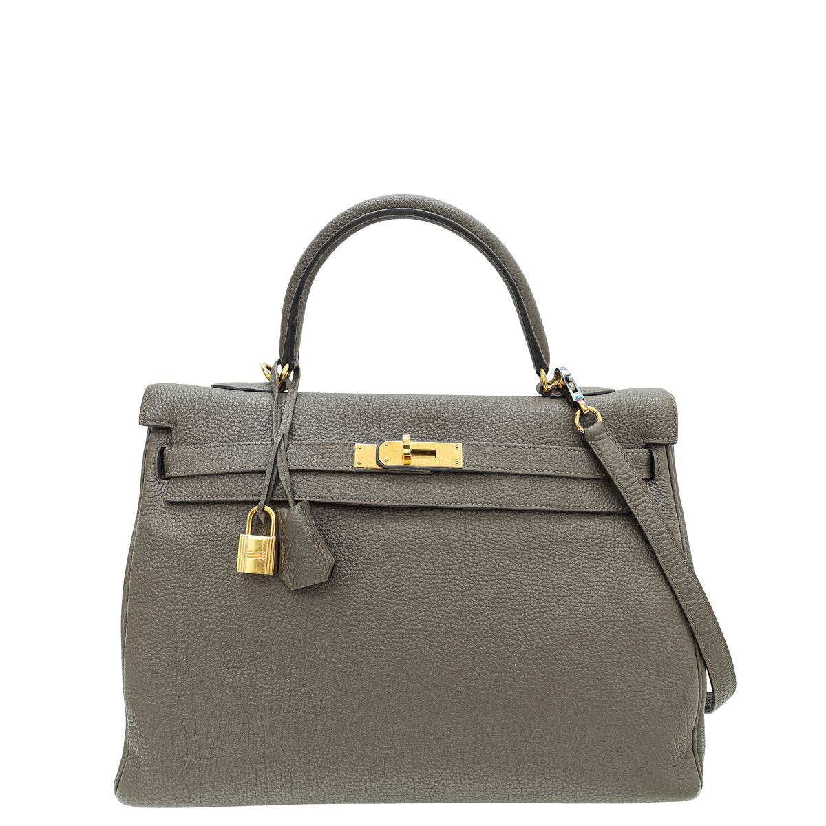 Hermes Etoupe Retourne Kelly 35 Bag-Hermes-THE CLOSET