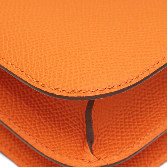 Load image into Gallery viewer, Hermes Orange Constance III Re-Edition Mini Bag
