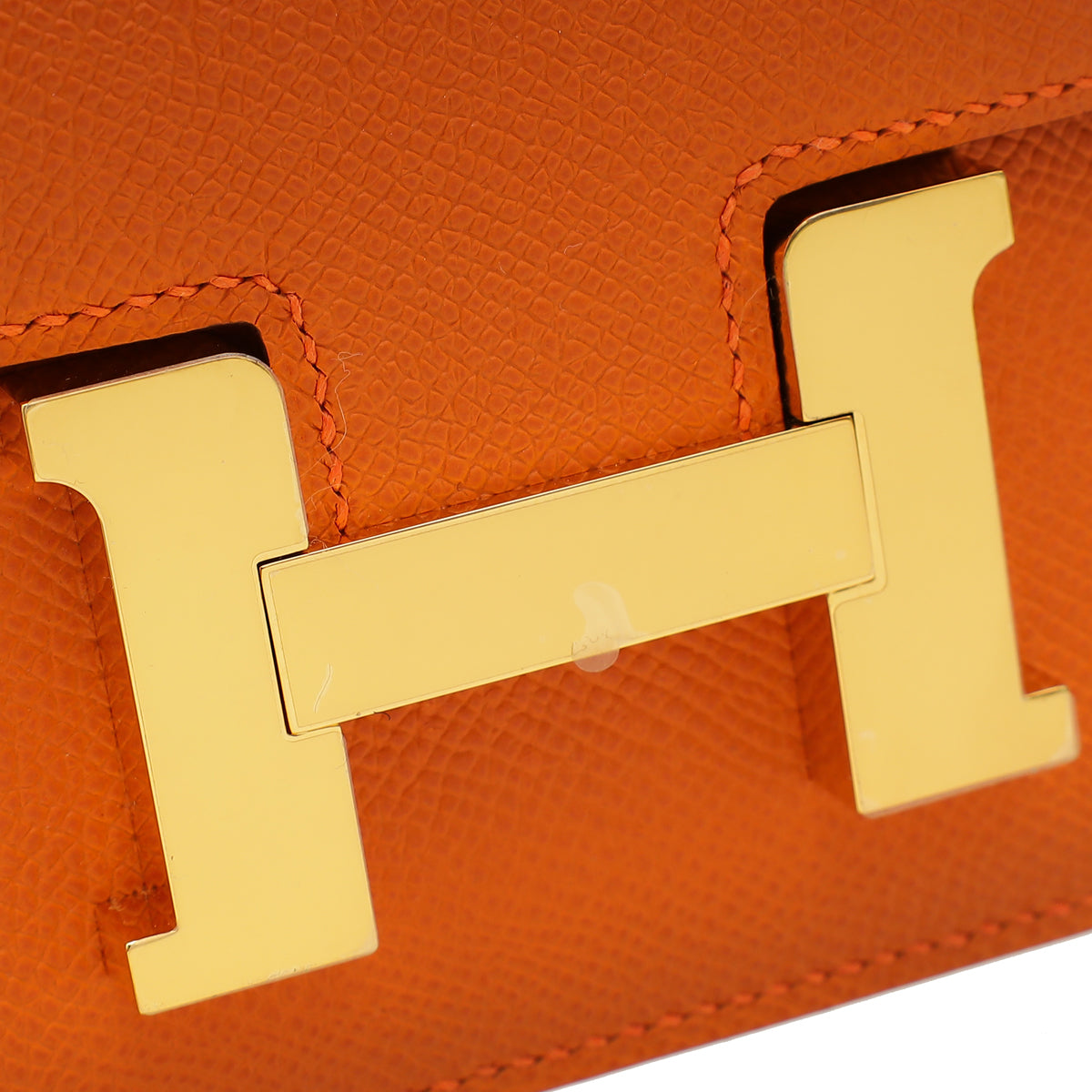 Hermes Orange Constance III Re-Edition Mini Bag