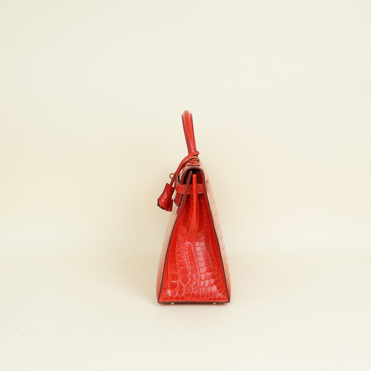 Hermes Bougainvillea Shiny Niloticus Crocodile Sellier Kelly 32 Bag