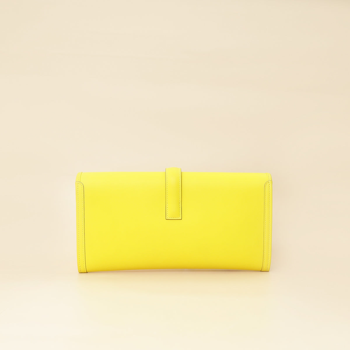 Hermes Lime Jige Elan 29 Swift Clutch-Hermes-THE CLOSET