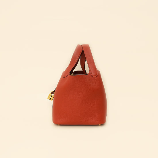 Hermes Cuivre Picotin Lock 18 Bag-Hermes-THE CLOSET