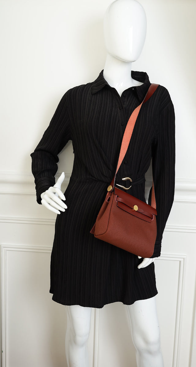 Hermes Rouge H Herbag Zip 20 Bag — image 12 of 12