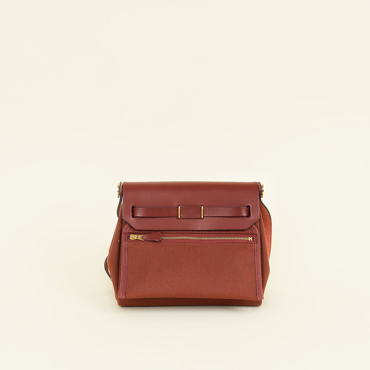 Hermes Rouge H Herbag Zip 20 Bag — image 3 of 12