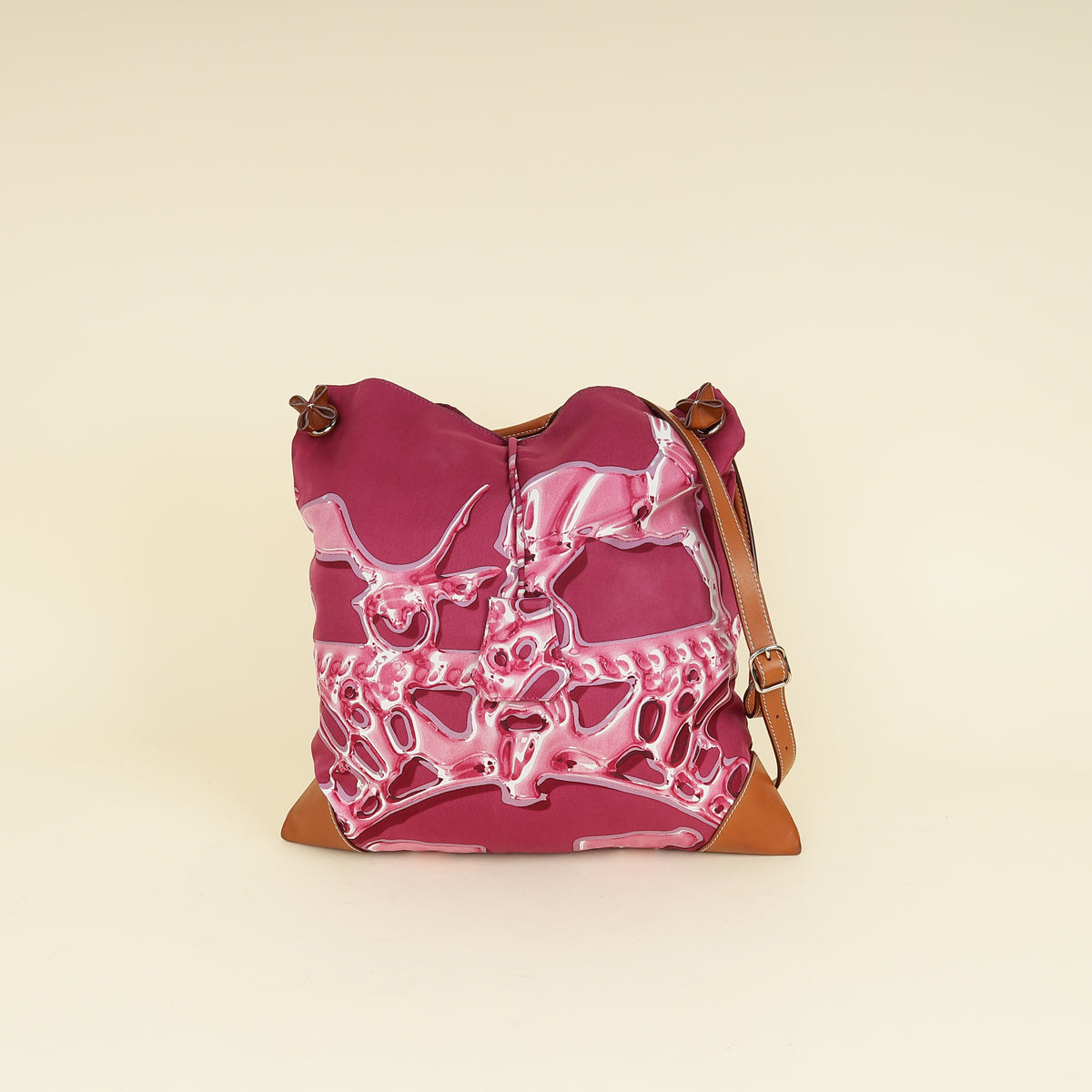 Hermes Bicolor Silk City 33 Bag