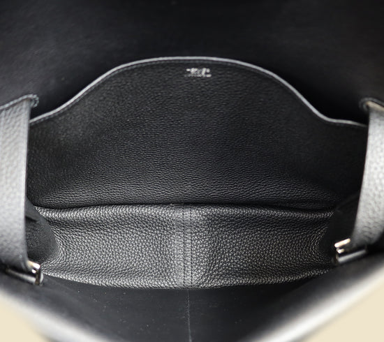 Hermes Noir Halzan 31 Bag