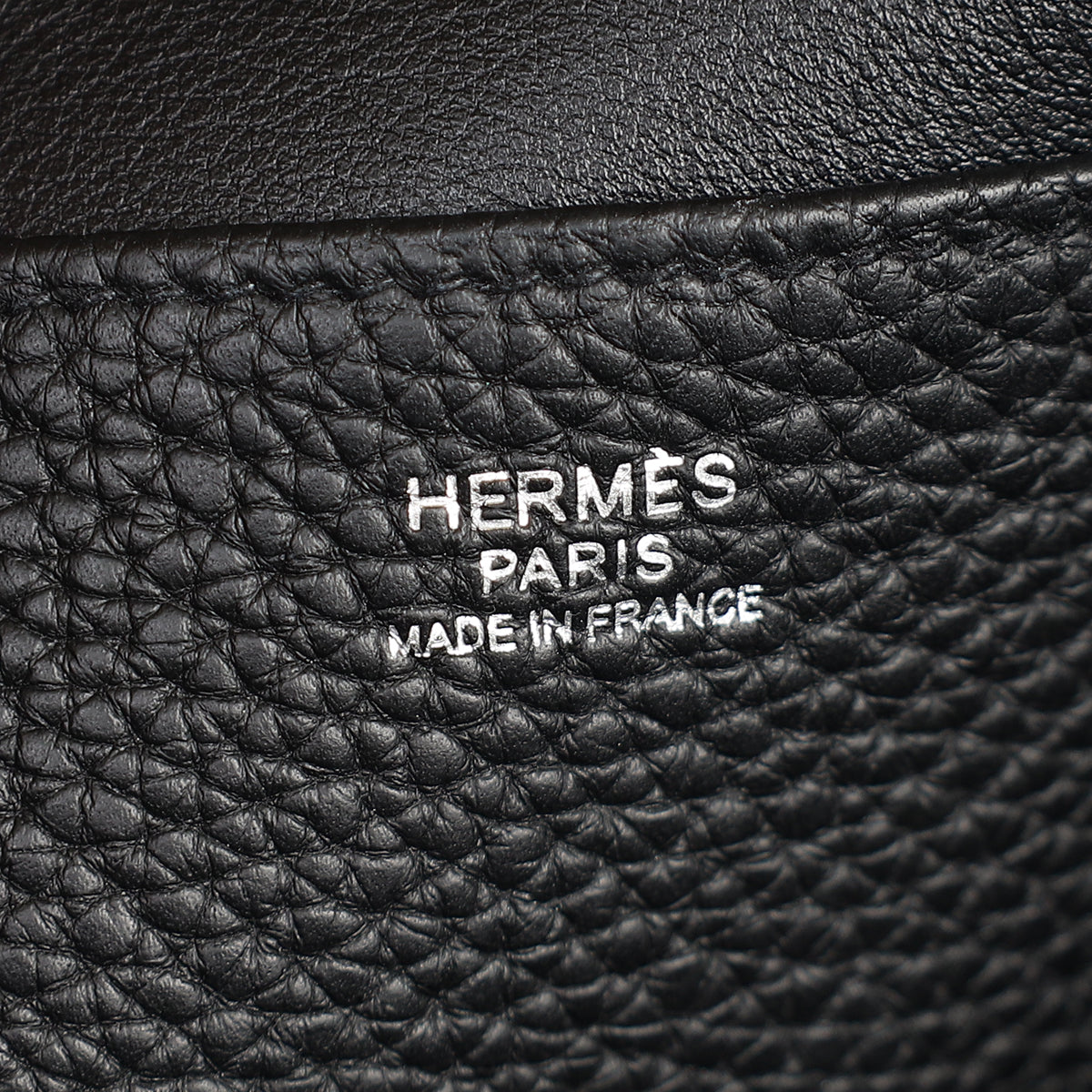 Hermes Noir Halzan 31 Bag