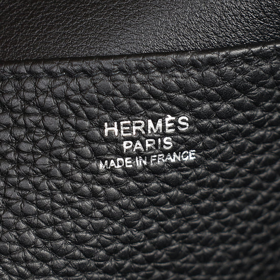 Hermes Noir Halzan 31 Bag
