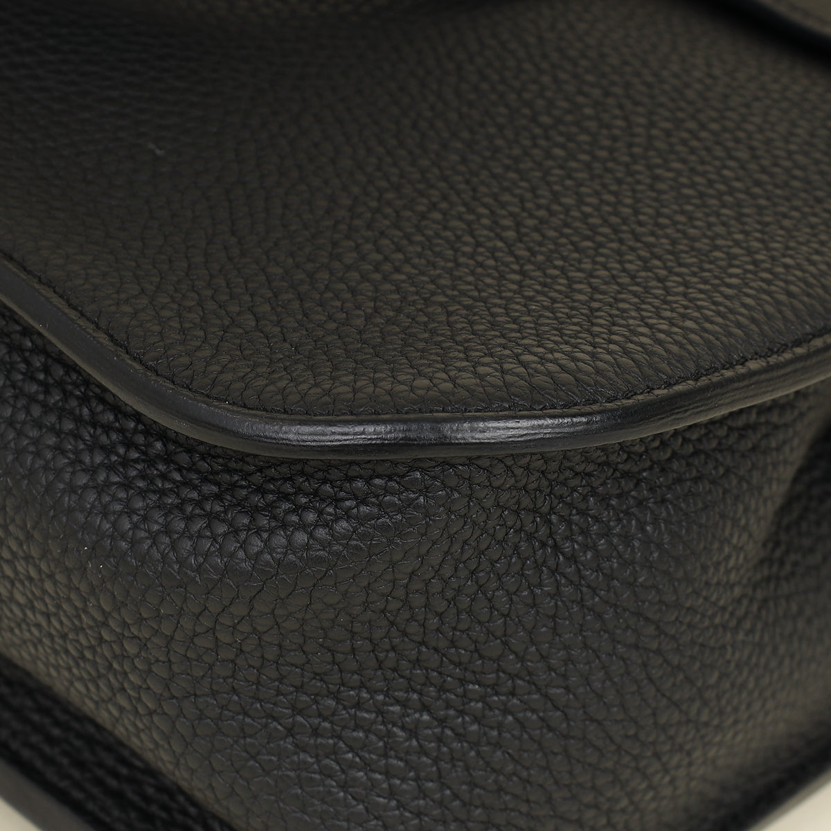 Hermes Noir Halzan 31 Bag