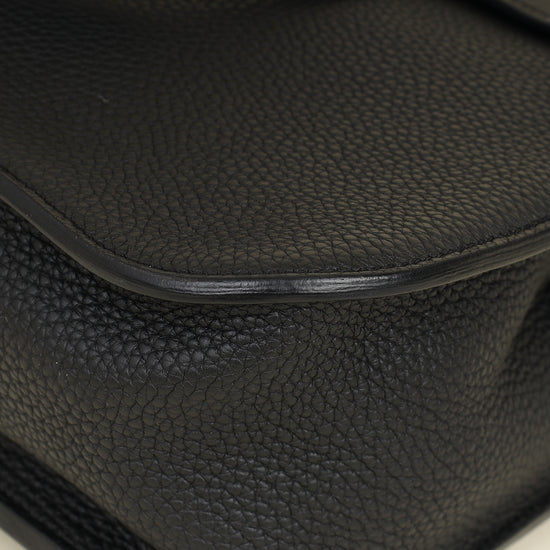 Hermes Noir Halzan 31 Bag